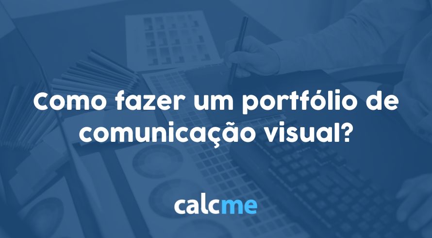 fazer um portfólio de comunicação visual