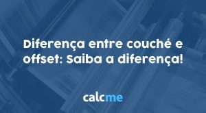 Diferença entre couché e offset