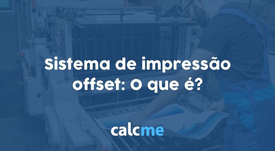 sistema de impressão offset