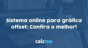 Sistema online para gráfica offset