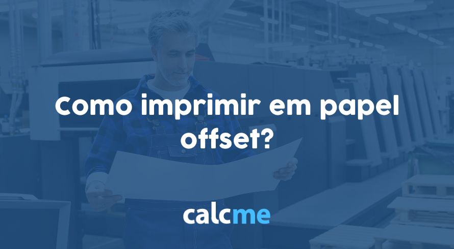 Como imprimir em papel offset?