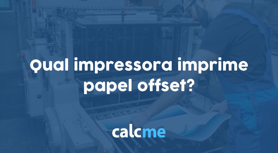 Qual impressora imprime papel offset?