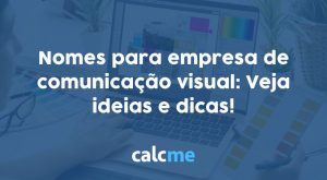 nomes para empresa de comunicação visual