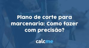 Plano de corte para marcenaria