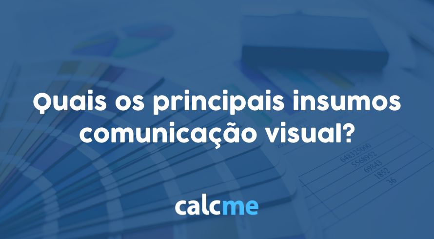 insumos comunicação visual