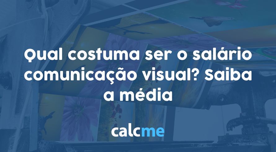 salário comunicação visual